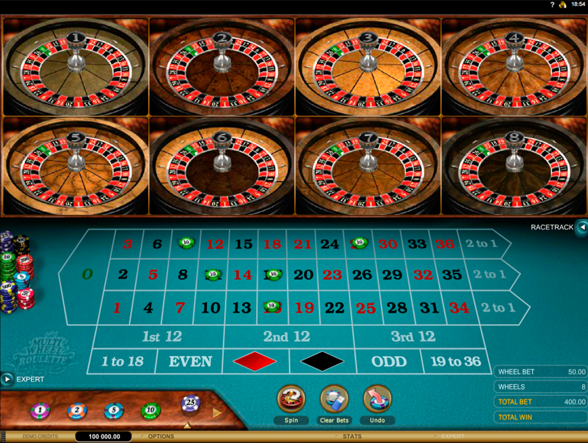 Multiwheel Online Roulette