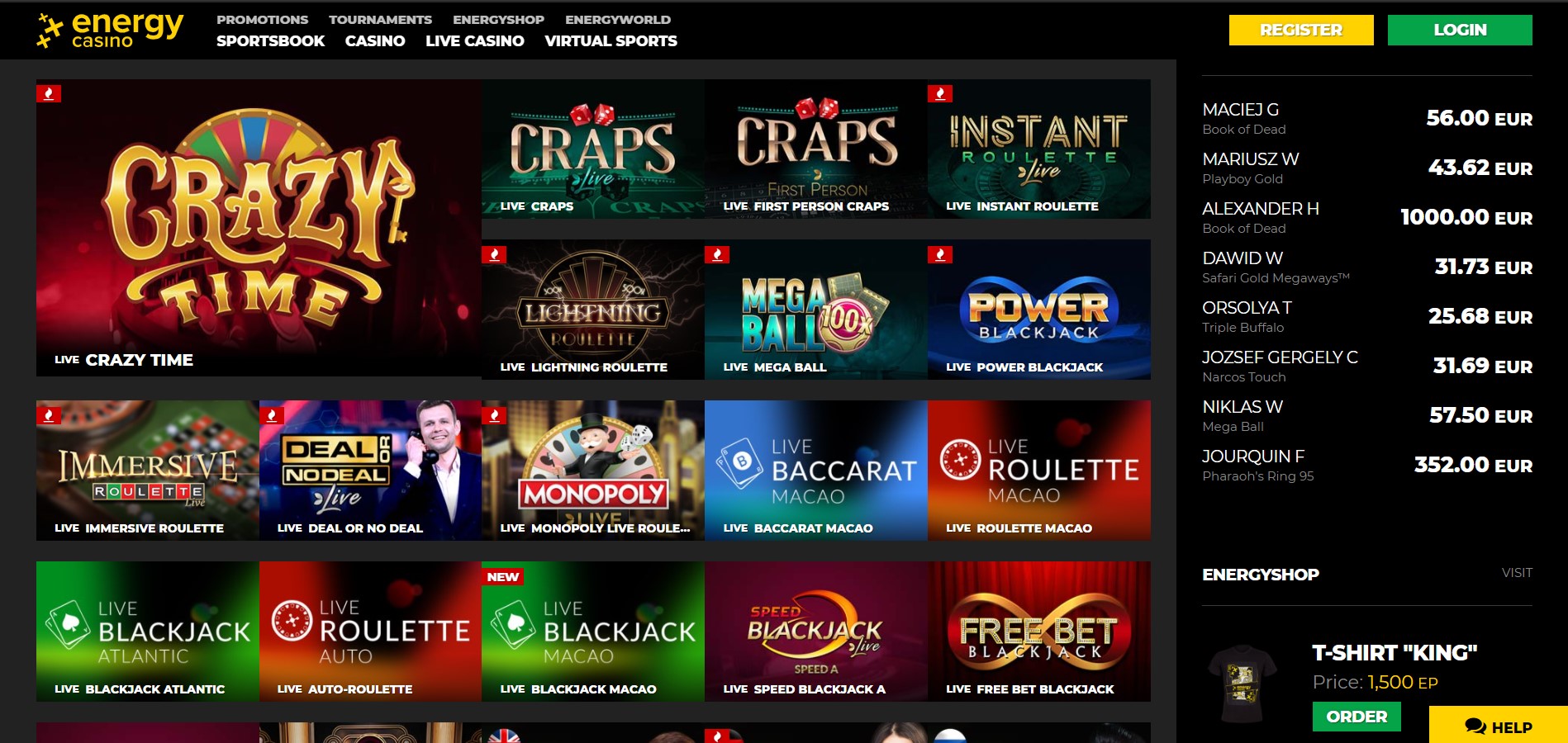 Energy Casino Philippines