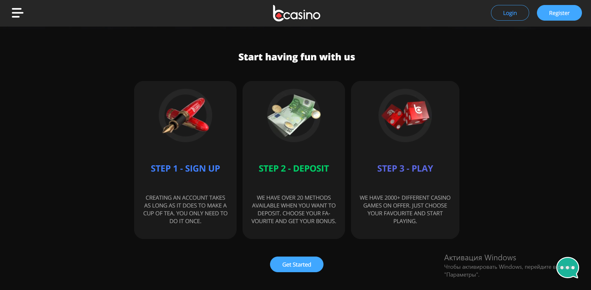 online Bcasino